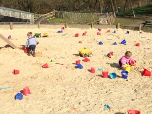 A sandpit to ourselves